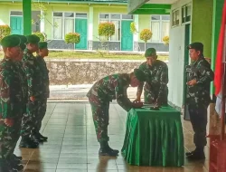 Dandim 0427/Way Kanan Pimpin Serah Terima Jabatan