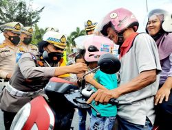 Ops Zebra Lancang Kuning 2022, Ditlantas Polda Riau Edukasi Pengendara Tertib Lalu Lintas