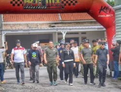 Peringati Hari Pahlawan, Kodim Way Kanan Gelar Jalan Sehat