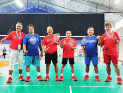 Bulu tangkis dan Tenis Tim Siwo PWI Jaya Melaju ke Semifinal Porwanas 2022