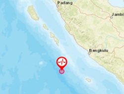 Gempa Berkekuatan M6,7 SR Kepulauan Mentawai Goncang Sebagian Pesisir Bengkulu