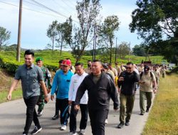 Memupuk Kebersamaan, Korem 022/Pantai Timur Bersama Satuan Jajaran Gelar Olahraga Bersama di Kebun Teh Sidamanik