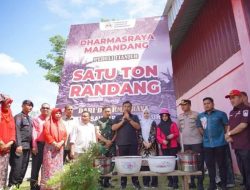 Duka Cianjur, Duka Indonesia, Dharmasraya Masak 1,5 Ton Rendang untuk Korban Gempa