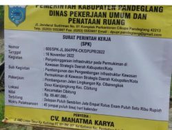 Pekerjaan Pembangunan Jalan Lingkungan di Desa Kiarajangkung-Cibitung Dipertanyakan