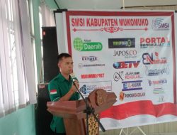 Kepengurusan SMSI Kabupaten Mukomuko Periode 2022-2025 Kibarkan Bendera Pataka