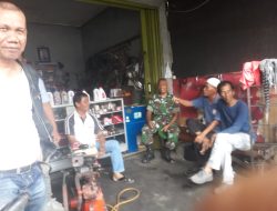 Babinsa Koramil 01/PBU Kodim 0312/Padang Laksanakan Komsos Dengan Warga Binaannya