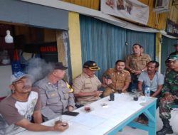 Bersama Kadis PUPR, Babinsa 01/PBU Tinjua Rencana Pembangunan Irigasi