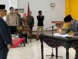 Bupati Sapuan Lantik Abdiyanto Dari Plh Jadi Pj Sekda Mukomuko