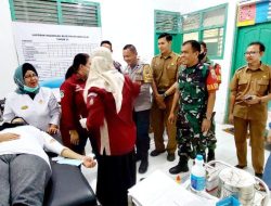 Koramil 01/PBU Dampingi Puskesmas Dalam Layanan Posyandu