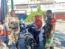 Koramil 01/PBU Kodim 0312/Padang Lakukan Penertiban Parkir di Wilayah Binaannya