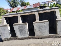 Proyek Pembangunan Bak Sampah di Bahkora Diduga Asal-Asalan