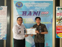 Rutan Padang Panjang Terima Penghargaan Dari BNNP Sumbar