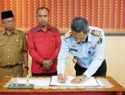MoU Dengan Kabupaten Dharmasraya, Kakanwil : Kantor Wilayah Menjadi Mitra Pemerintah Daerah Dalam Mewujudkan Peraturan Daerah Yang Baik