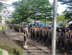 Satpol-PP Bandung Barat Lakukan Apel Pagi Memberikan Tugas dan Pelaksanaannya