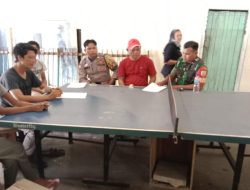 Koramil 01/PBU Kodim 0312/Padang Komsos Dengan Warga Binaannya