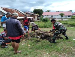 Babinsa Koramil 01/PBU Goro Dengan Warga Binaannya