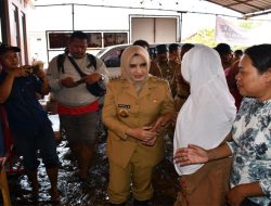 Bupati Fadia Arafiq :Berharap Saya Datang Kesini Tidak Banjir Lagi, Tahun 2023 ada Pengadaan Pompa Skala Besar