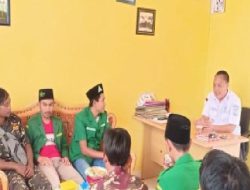 Camat Negri Agung Menerima Kunjungan Banser, Ansor NU