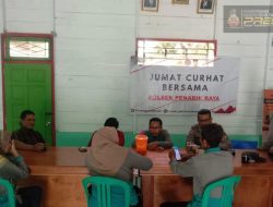 Giat Jum’at Curhat Kapolsek Penarik Raya Mukomuko Ingatkan Dalam Menggunakan Anggaran DD Teliti