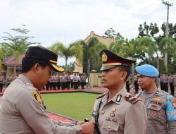 Kapolres AKBP Nuswanto Pimpin Langsung Sertijab dan Kenal Pamit Kasat Reskrim Polres Mukomuko