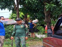 Koramil 01/PBU Kodim 0312/Padang Goro Bersama Warga Binaannya