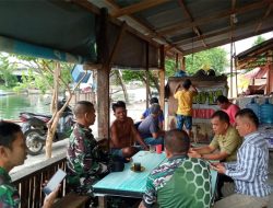 Koramil 01/PBU Kodim 0312/Padang Kunjungi Kampung Pancasila