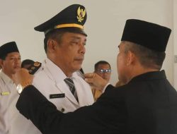 Sutan Riska Kukuhkan Marjilis selaku Camat Tiumang