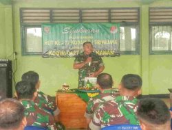 Syukuran HUT Kodam II/Sriwijaya, Kodim Way Kanan Potong Tumpeng