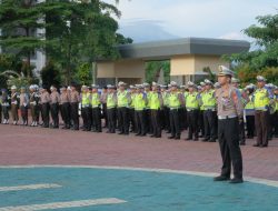 Polda Banten Laksanakan Apel Gelar Pasukan Operasi Keselamatan Maung 2023