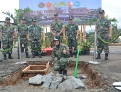 Danrem 061/Sk Pimpin Pelaksanaan Peletakan Batu Pertama Pembangunan RS TK lll Salak Denkesyah Bogor