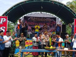 TNI-POLRI dan Jaksa Mukomuko Apresiasi Giat Anniversary PSTS