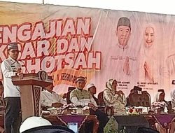 Isteri Wakil Gubernur Hadiri Pengajian Akbar dan Istighosah di Rusun Nawa Blambangan Umpu