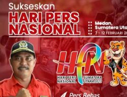 Ketua DPRD Kabupaten Dharmasraya Ucapkan Selamat Atas Hari Pers Nasional di Medan Sumatera Utara