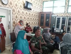 Babinsa Korami 01/PBU Kodim 0312/Padang, Hadiri Sosialosasi Polio