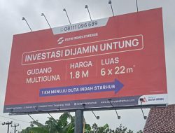 Papan Reklame Berdiri Diduga Belum Kantongi Izin, Dinas Terkait Tutup Mata