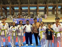 Perdana Ikuti Kejurda Piala Walkot Bengkulu, Atlet Taekwondo Mukomuko Sabet 3 Mendali Mas dan Perak