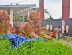 Polemik Patung Firaun di Banjar Water Park Berlanjut