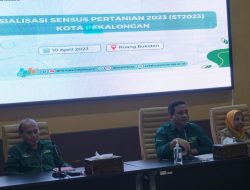 Walikota Aaf Minta ST 2023 Dapat Menggali  Potensi Sektor Pertanian di Kota Pekalongan