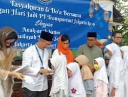 Peringati Hari Jadi, PT Trans Jakarta Datangi Sekolah Alternatif Anak Jalanan