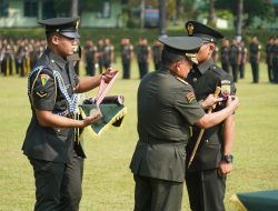 Danrem 022/PT Hadiri Upacara Penutupan Pendidikan Pertama Tamtama TNI-AD Gelombang II TA 2022