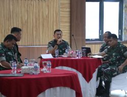 Danrem 022/PT Kunjungan Kerja Ke Kodim 0208/Asahan bersama PJU Komandan Korem