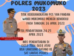 Horee! Bisa Berangkat Tanpa Ongkos, Polres Mukomuko Sediakan Balik Mudik Gratis Cek Rutenya