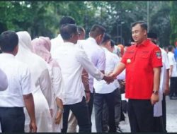 Hari Pertama Masuk Kantor Sesudah Libur Lebaran Bupati Dharmasraya Lakukan