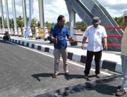 Dikabarkan Retak, DPRD Langsung Sidak Jembatan Wiradinata Rangga Jipang Pangandaran