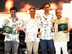 Tengku Rinel Wakili PTPN III (Persero) terima penghargaan PTPN Teruntung