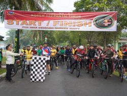 Komandan Korem 022/PT Gelar Fun Bike dan Bakti Sosial Dalam Rangka HUT ke-61 Korem 022/PT