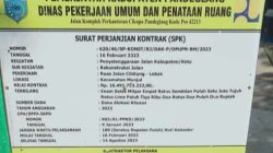 Pekerjaan Rekontruksi Ruas Jalan di Desa Cibitung – Lebak, Kecamatan Munjul Diduga Asal Jadi