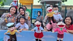 Satlantas Edukasi Tertib Lalu Lintas Sejak Usia Dini di TK Kalam Kudus