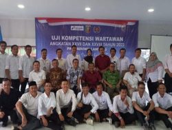 PWI Lampung Gelar UKW, 17 Peserta Belum Kompetensi