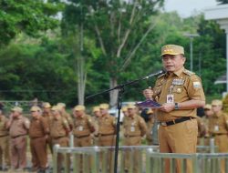 Gubernur Al Haris Pimpin Apel ASN Depan Kantor Bupati Muaro Jambi